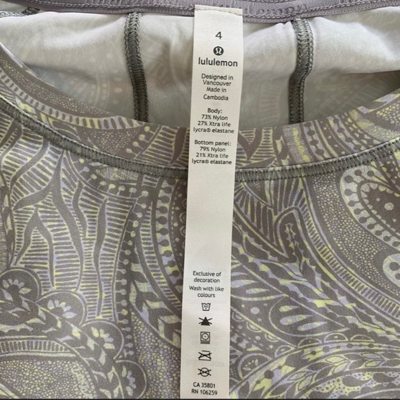 Lululemon Stripe In Stride Long Sleeve size 4 - Picture 6 of 7